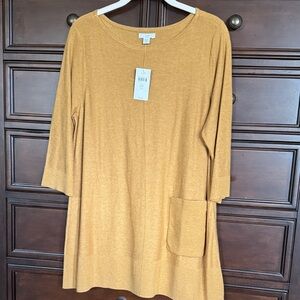 J. Jill Golden Brown Knit Top